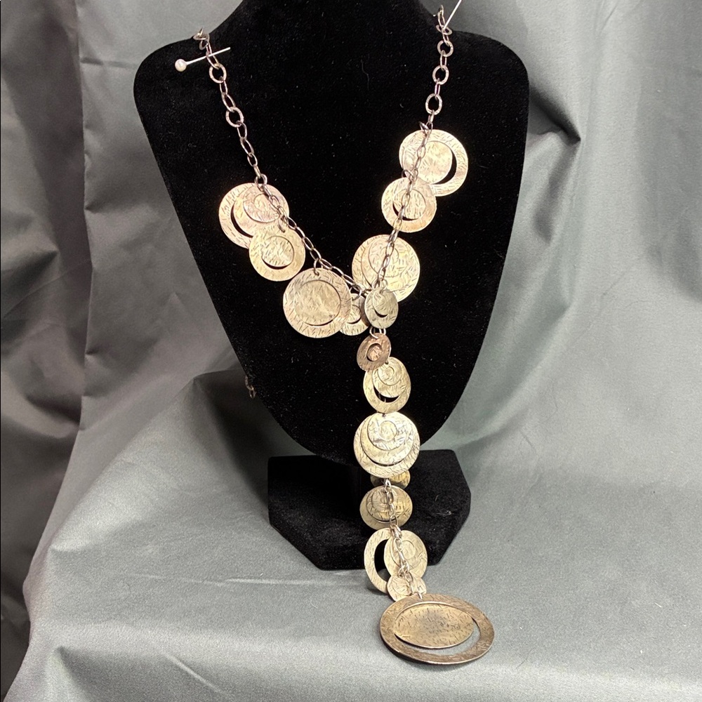 Silpada 0.925 Silver Coin Necklace